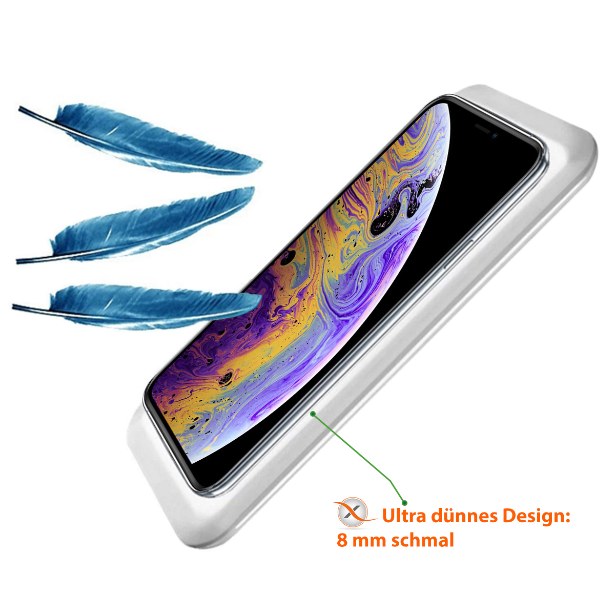 Qi Wireless Ladestation für Google Pixel 8a / 8 / Pro Kabellos Laden Ladegerät LTS